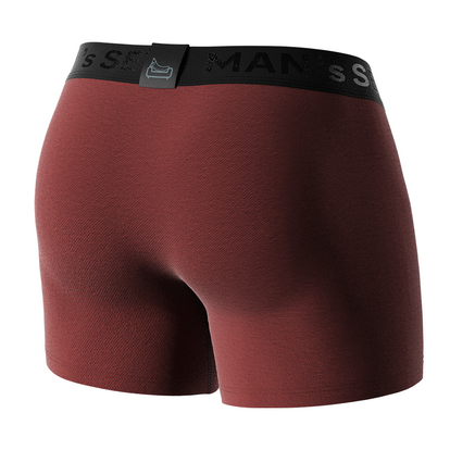 Чоловічі анатомічні боксери, Intimate Low-rise Black Series, коричневий  MAN's SET вигляд 3 
