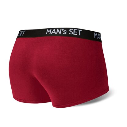Мужские трусы анатомические из хлопка, Modern, бордовый  MAN's SET вид 1 