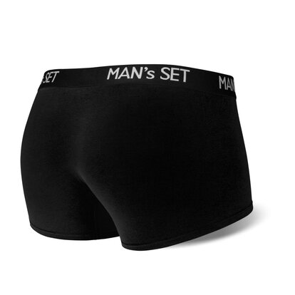 Чоловічі анатомічні боксери з бавовни, Modern, чорний  MAN's SET вигляд 1 
