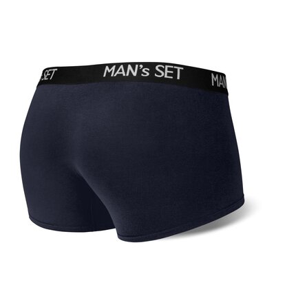 Чоловічі анатомічні боксери з бавовни, Modern, синій  MAN's SET вигляд 1 