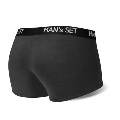 Чоловічі анатомічні боксери з бавовни, Modern, графітовий  MAN's SET вигляд 1 