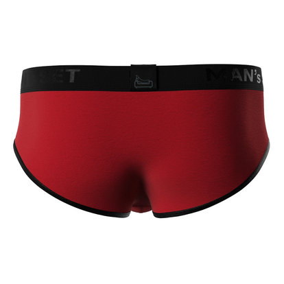 Чоловічі анатомічні сліпи з бавовни, Anatomic Slips Black Series, червоний (уцінка)  MAN's SET вигляд 3 