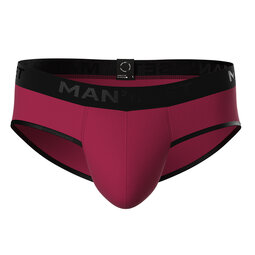 Мужские анатомические слипы из хлопка, Anatomic Slips Black Series, бордовый