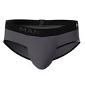 Чоловічі анатомічні сліпи з бавовни, Anatomic Slips Black Series, графітовий
