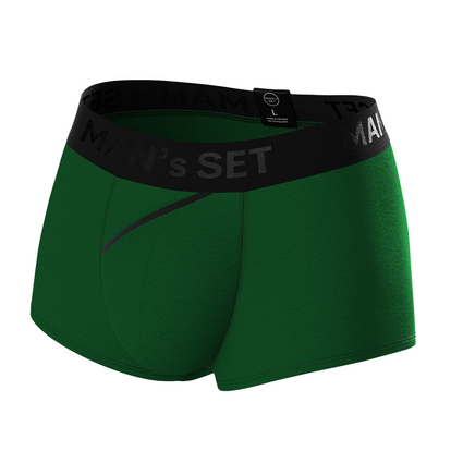 Чоловічі анатомічні спортивні боксери Anatomic Sport 2.0 Black Series, темно-зелений  MAN's SET  вид спереду