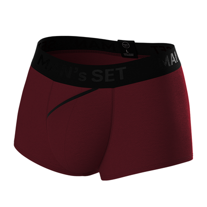Чоловічі анатомічні спортивні боксери Anatomic Sport 2.0 Black Series, бордовий  MAN's SET  вид спереду