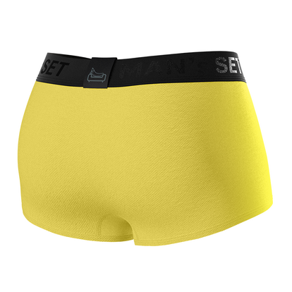 Чоловічі анатомічні спортивні боксери Anatomic Sport 2.0 Black Series, жовтий  MAN's SET вигляд 3 