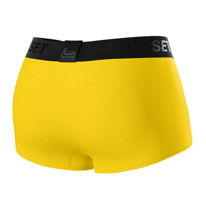 Чоловічі анатомічні спортивні боксери Anatomic Sport 2.0 Black Series, лимонний  MAN's SET вигляд 3 