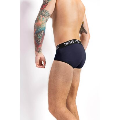 Чоловічі труси бріфи з бавовни, Anatomic Briefs, синій  MAN's SET вигляд 3 