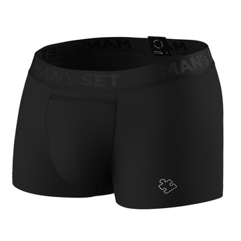 Мужские анатомические боксеры Anatomic Classic 1.2 Black Series, Second Half Black