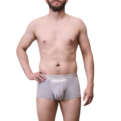 Чоловічі боксери із бавовни з сіткою, Anatomic Classic Light, Silver Series, сірий  MAN's SET вигляд 1 