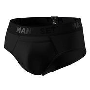 Чоловічі труси бріфи з бавовни, Anatomic Briefs w/fly Black Series, чорний