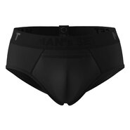 Мужские анатомические трусы брифы из хлопка, Anatomic Briefs w/fly Black Series, чёрный