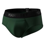 Чоловічі труси бріфи з бавовни, Anatomic Briefs w/fly Black Series, темно-зелений