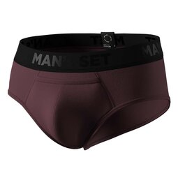 Мужские анатомические трусы брифы из хлопка, Anatomic Briefs w/fly Black Series, марсала