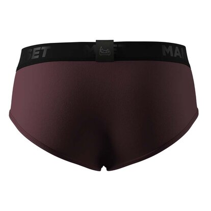 Трусы Anatomic Briefs s w/fly Black Series, марсала ззади