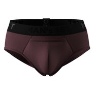 Мужские анатомические трусы брифы из хлопка, Anatomic Briefs w/fly Black Series, марсала