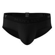 Мужские анатомические слипы из хлопка, Anatomic Slips no fly Black Series, чёрный