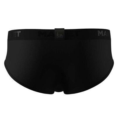 Cліпи з бавовни, Anatomic Slips no fly Black Series, чорний вид ззаду