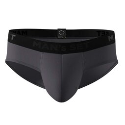 Чоловічі анатомічні сліпи з бавовни, Anatomic Slips no fly Black Series, графітовий