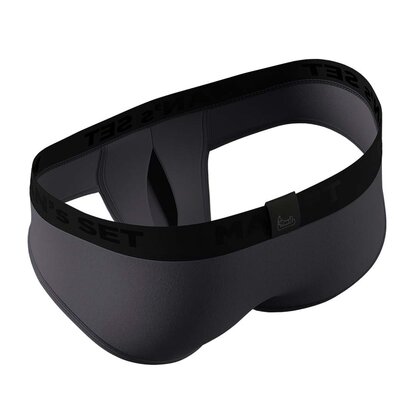 Cліпи з бавовни, Anatomic Slips no fly Black Series, графітовий вид зверху