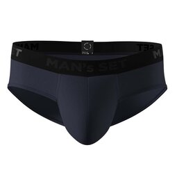 Чоловічі анатомічні сліпи з бавовни, Anatomic Slips no fly Black Series, темно-синій