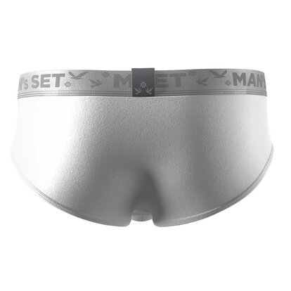 Cліпи з бавовни, Anatomic Slips no fly Silver Series, білий вид ззаду