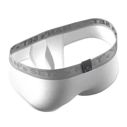 Cліпи з бавовни, Anatomic Slips no fly Silver Series, білий вид зверху