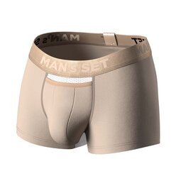 Чоловічі боксери із бавовни з сіткою, Anatomic Classic Light, Gold Series, бежевий