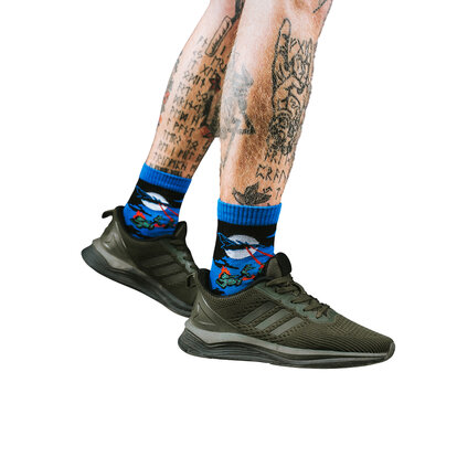 Шкарпетки Classic Printed Socks, бавовняні, Крупний калібр  MAN's SET вигляд 1 