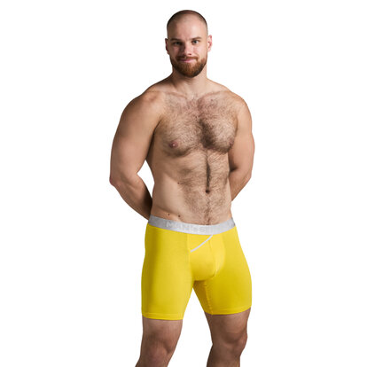 Чоловічі боксери з бавовни, Anatomic Long 2.0, Silver Series, жовтий  MAN's SET вигляд 1 
