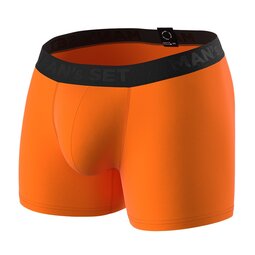 Чоловічі анатомічні боксери Anatomic Intimate no fly Plus, Black Series, помаранчевий