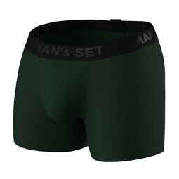 Чоловічі анатомічні боксери Anatomic Intimate no fly Plus, Black Series, темно-зелений
