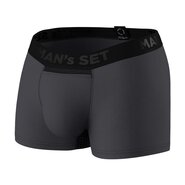 Чоловічі анатомічні боксери Anatomic Classic w/fly Light Plus, Black Series, графітовий