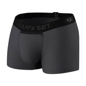 Чоловічі анатомічні боксери Anatomic Classic w/fly Light Plus, Black Series, графітовий