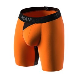 Чоловічі анатомічні боксери Anatomic Long w/skew fly Light Plus, Black Series, помаранчевий