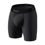 Чоловічі анатомічні боксери Anatomic Long w/skew fly Light Plus, Black Series, графітовий