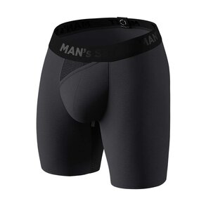 Чоловічі анатомічні боксери Anatomic Long w/skew fly Light Plus, Black Series, графітовий