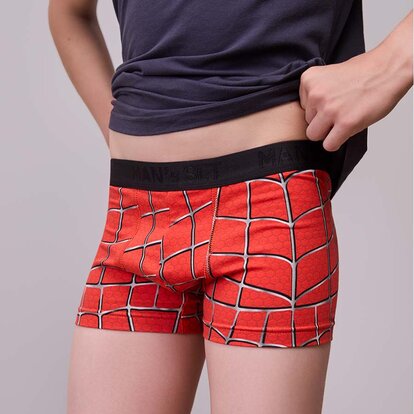 Дитячі боксери Anatomic Intimate 2.1 Kids, Black Series, Spider Red  MAN's SET вигляд 1 