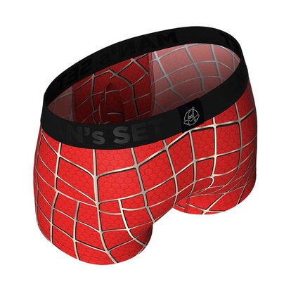 Дитячі боксери Anatomic Intimate 2.1 Kids, Black Series, Spider Red  MAN's SET вигляд 3 