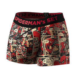 Чоловічі боксери з бавовни, Anatomic Classic 2.0, Color Series, Spider Hero Comic Red