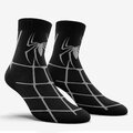 Шкарпетки чоловічі Middle Printed Socks, Black Mesh