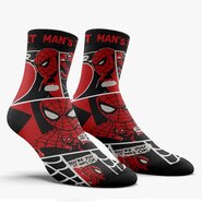 Шкарпетки чоловічі Middle Printed Socks, Spider Hero Comic Red