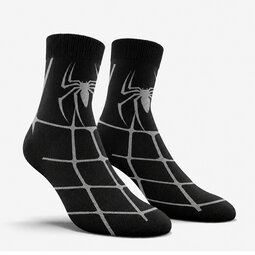 Шкарпетки дитячі Middle Printed Socks, Spider Black