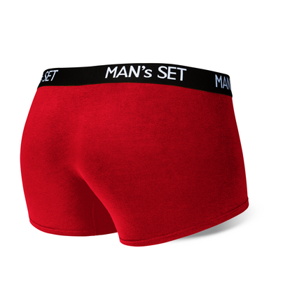 Чоловічі анатомічні боксери з бавовни, Modern, червоний  MAN's SET вигляд 1 