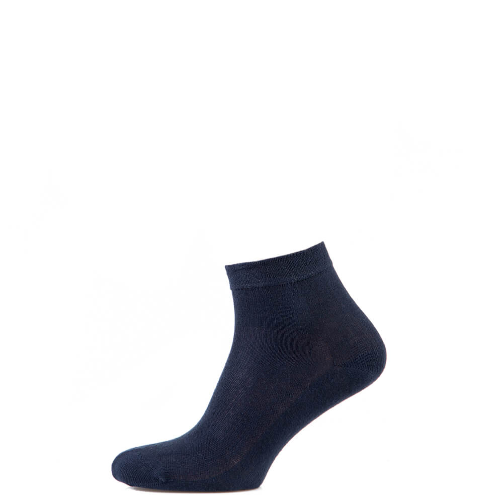 Шкарпетки середні з бавовни з сіткою, синій MansSet - Фото 1