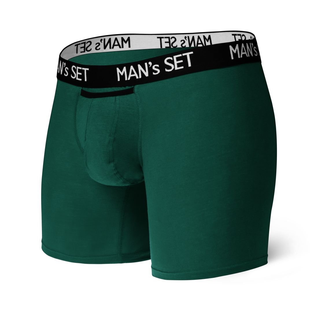 Анатомические боксеры из хлопка Long, тёмно-зелёный MansSet - Фото 4